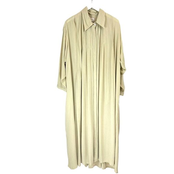 myrah penaloza Dresses & Skirts - Myrah Penaloza Dress One Size Beige Kundalini Bamboo Gauze Oversize Lagan look
